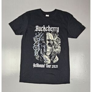 Buckcherry T-Shirt Mens Medium. Hellbound Tour‎ Tee 2021. Black Band T-Shirt